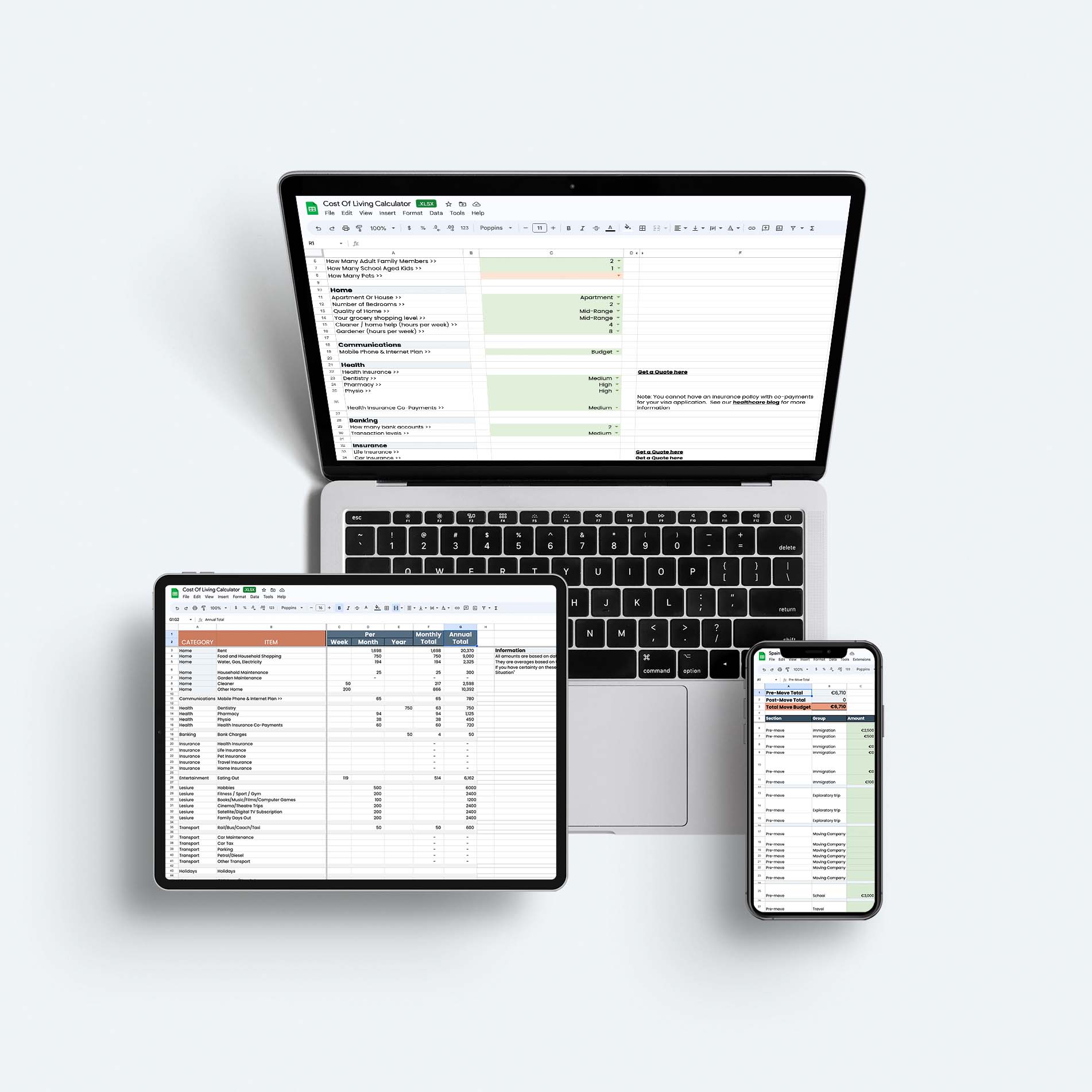 Cost of Living Calculator Checkout Moving To Spain