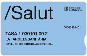 You will get a card for public healthcare in Spain similar to this.  Each region has it´s own health system.