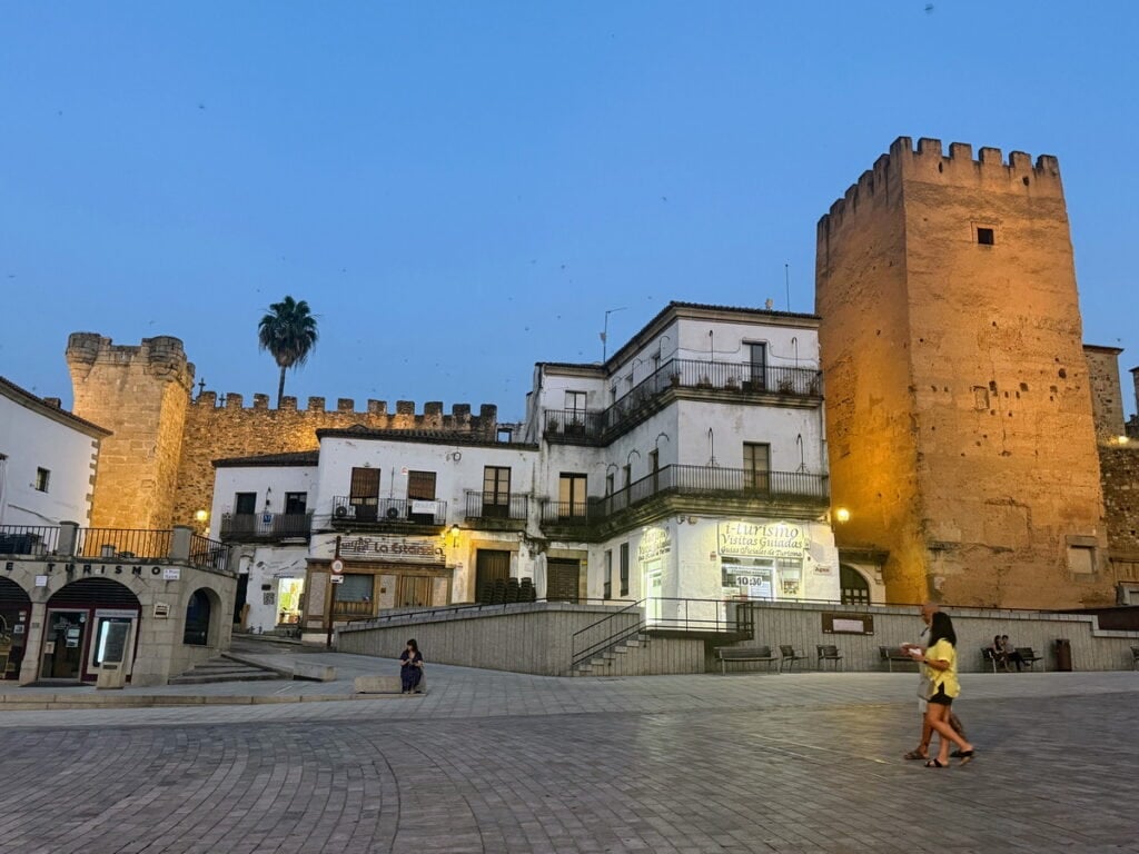 The Main Sqauare in Caceres Extremadura